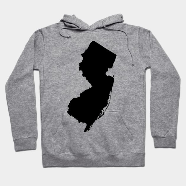 New Jersey State Hoodie by GreenGuyTeesStore